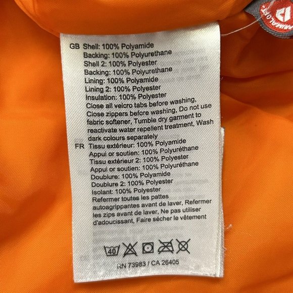 Helly Hansen Kids Jacket - Green and Orange - Picture 5 of 5